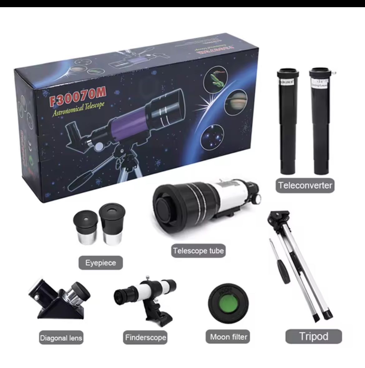 Miniatura 2 de TELESCOPIO ASTRONOMICO REFRACTOR